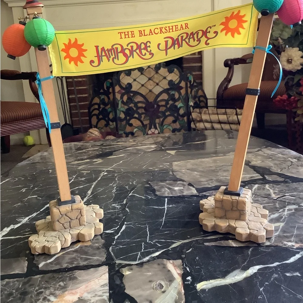 Authentic Thomas blackshear numbered jamboree circus banner display sign